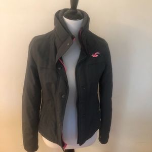 GREY HOLLISTER ZIP UP, EXCELLENT CONDITION